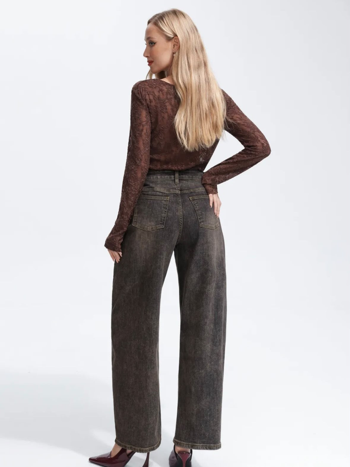 Ballon Jeans Bruingrijs – foto 3