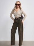 Ballon Jeans Olijf