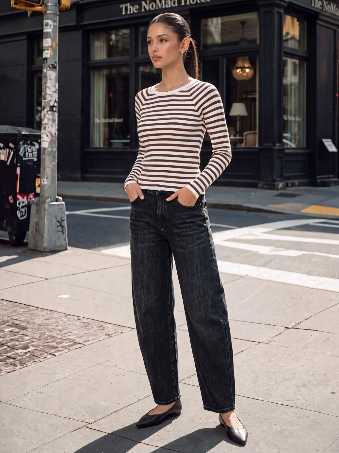 Ballon Jeans Zwart