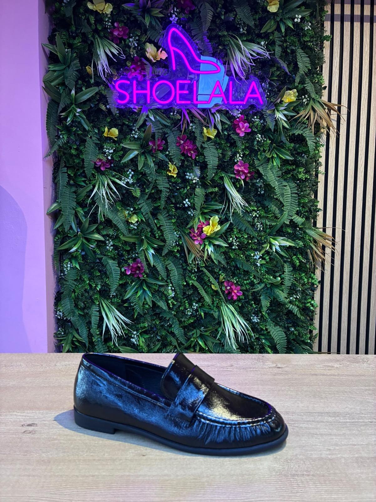 Zwarte loafers - Zwart